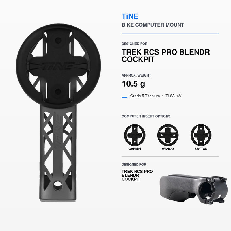 Titanium Computer Mount for Trek Madone & Émonda