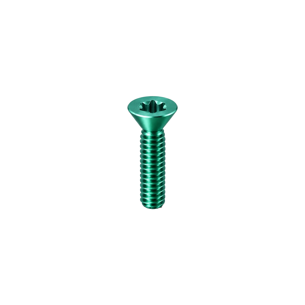 M3 Titanium Countersunk Bolt — Green