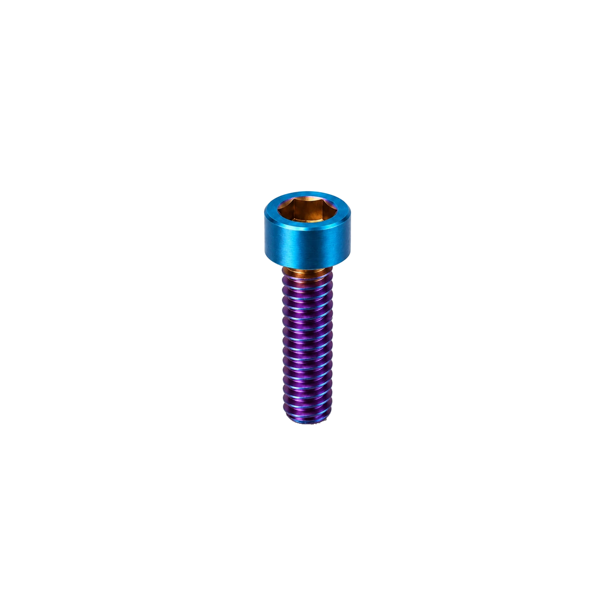 M3 Titanium Socket Cap Bolt — Burnt Blue