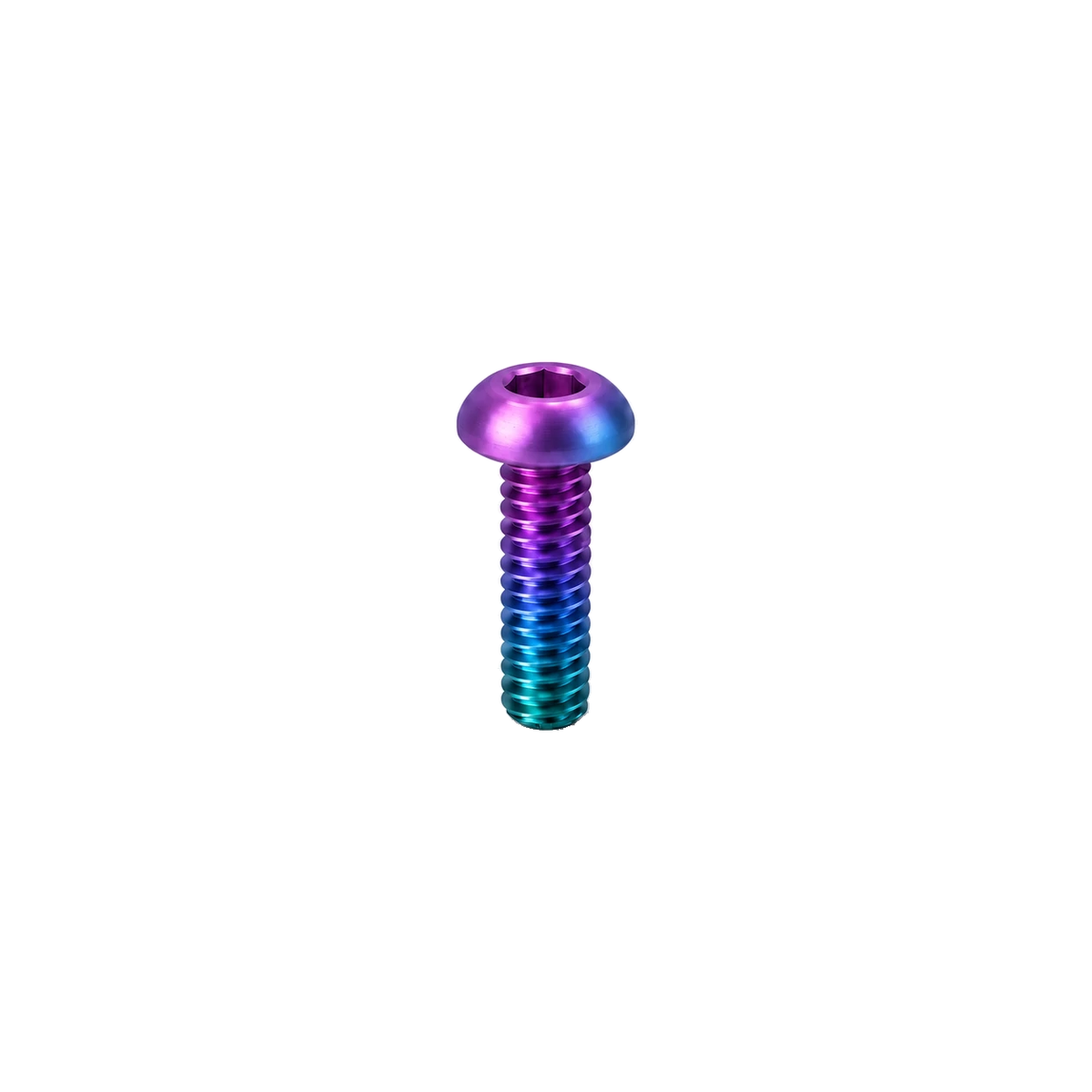 M3 Titanium Button Head Bolt — Candy Matte