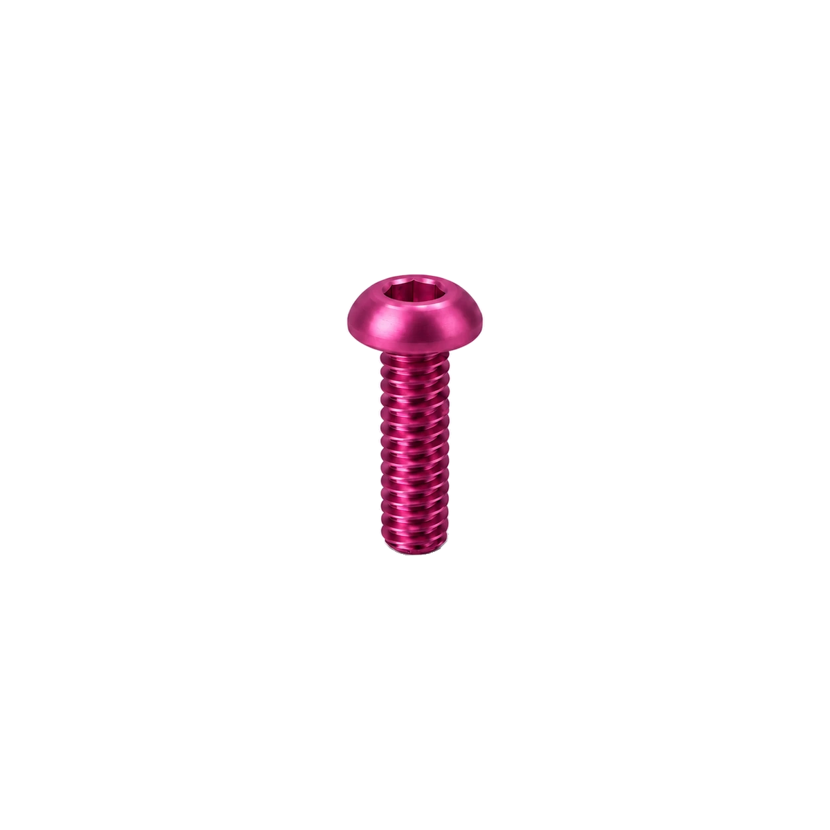 M3 Titanium Button Head Bolt — Magenta