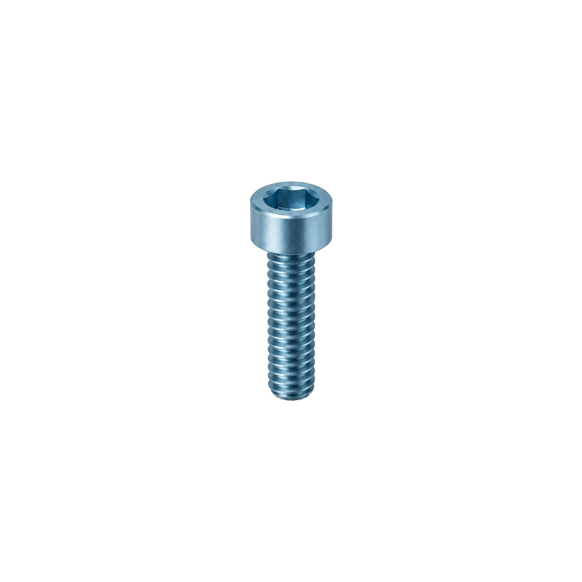 M4 Titanium Socket Cap Bolt — Ice Blue