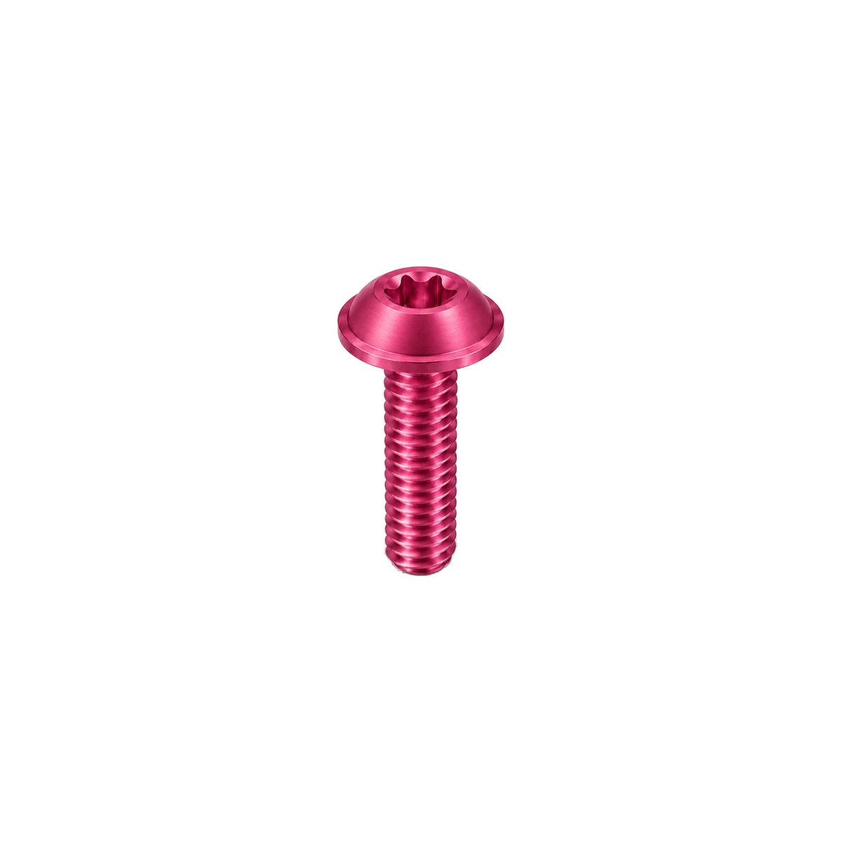 M4 Titanium Flanged Button Head Bolt — Champagne Pink