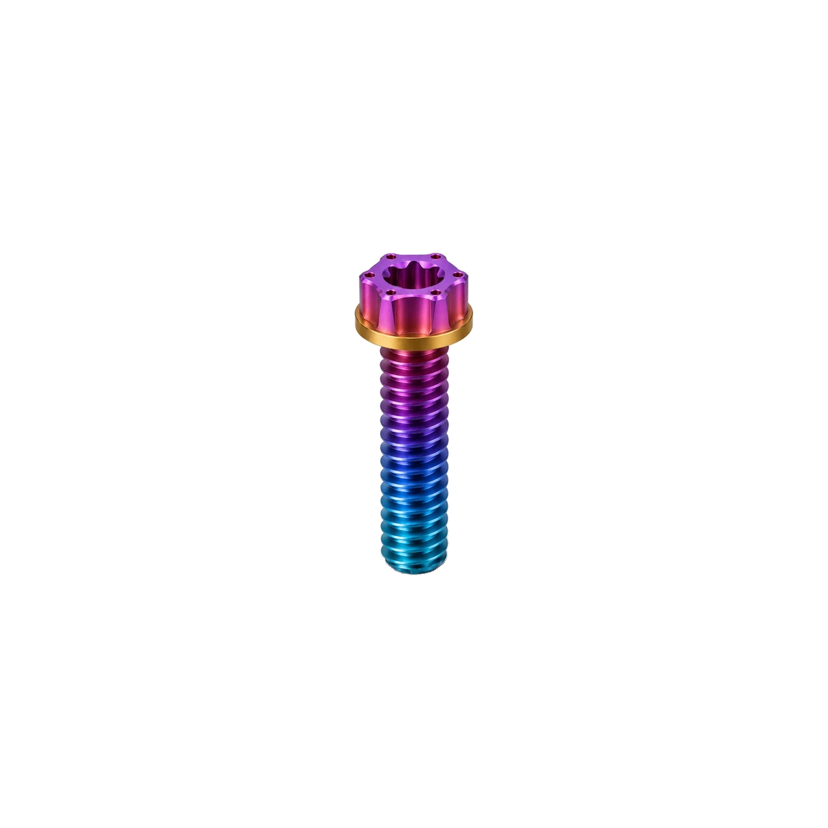 M4 Titanium Torx Flanged Head Bolt — Candy Matte