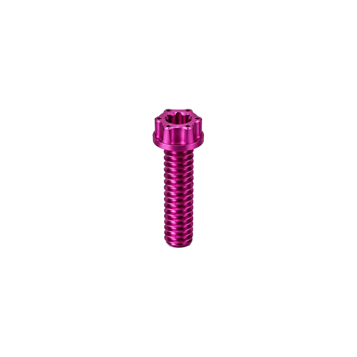 M4 Titanium Torx Flanged Head Bolt — Magenta
