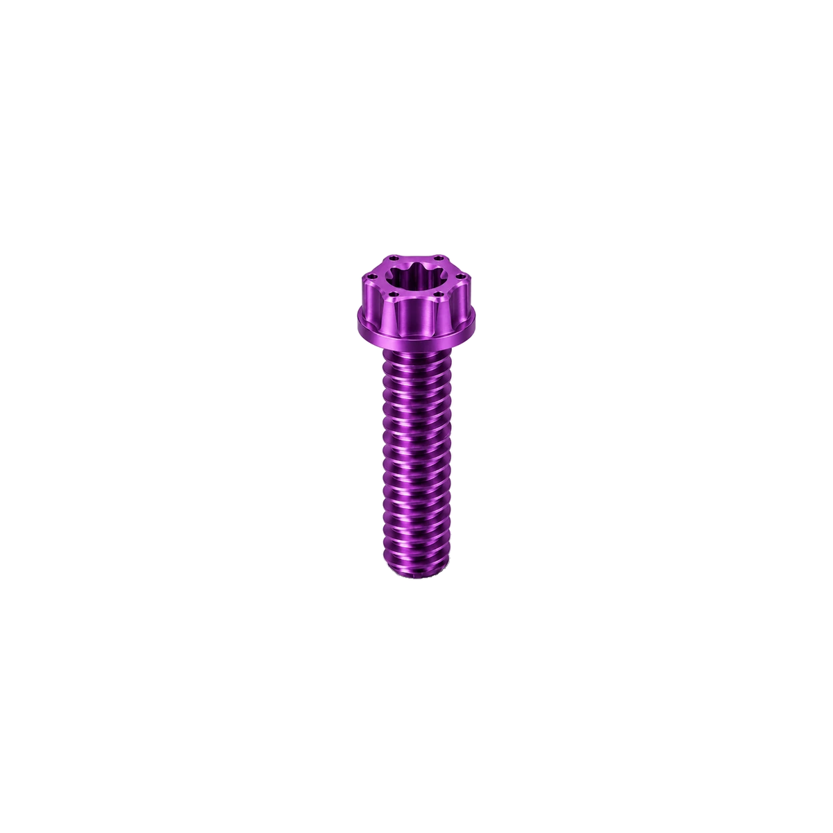 M4 Titanium Torx Flanged Head Bolt — Purple