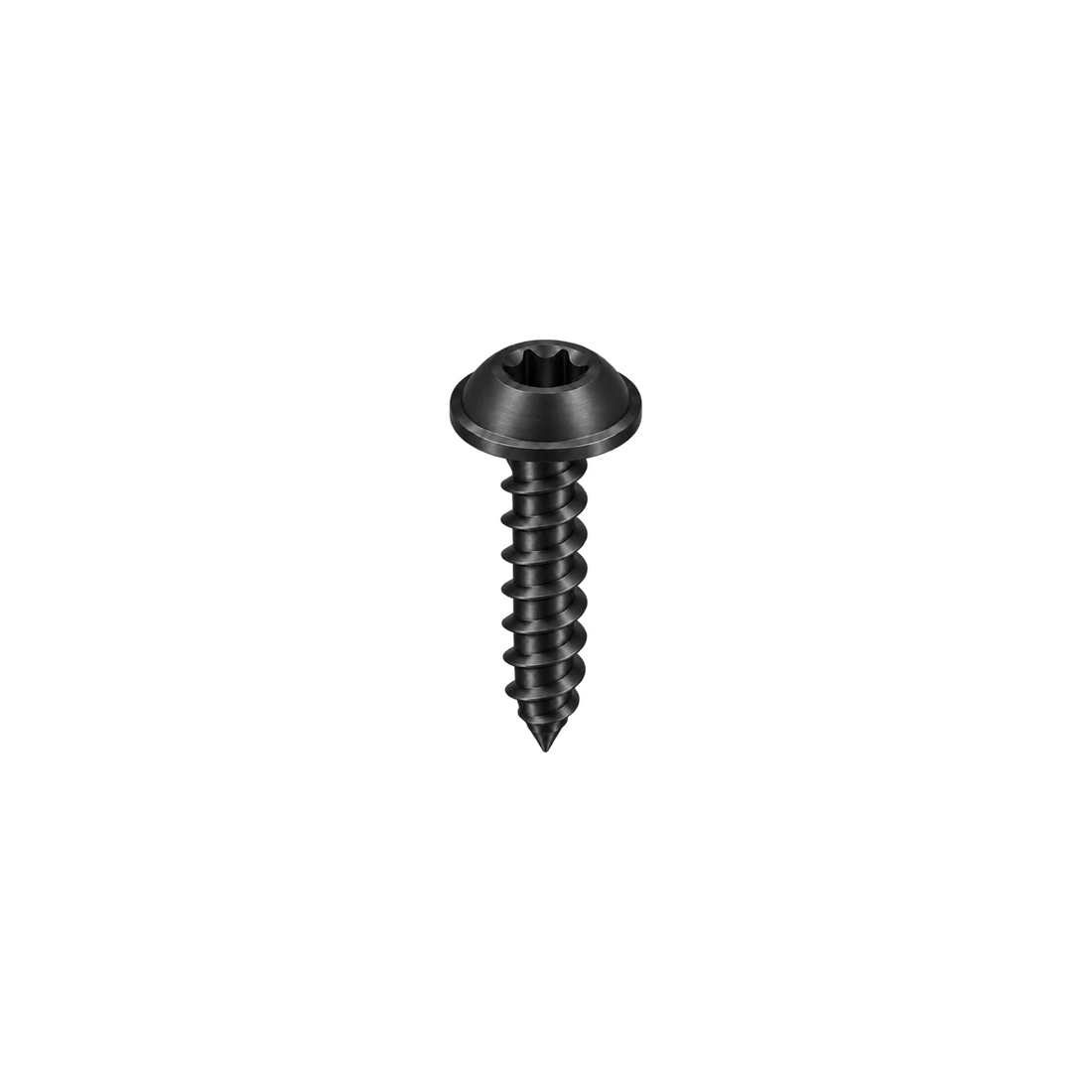 M4 Titanium Flanged Button Head Self-Tapping Screw — Raw Titanium