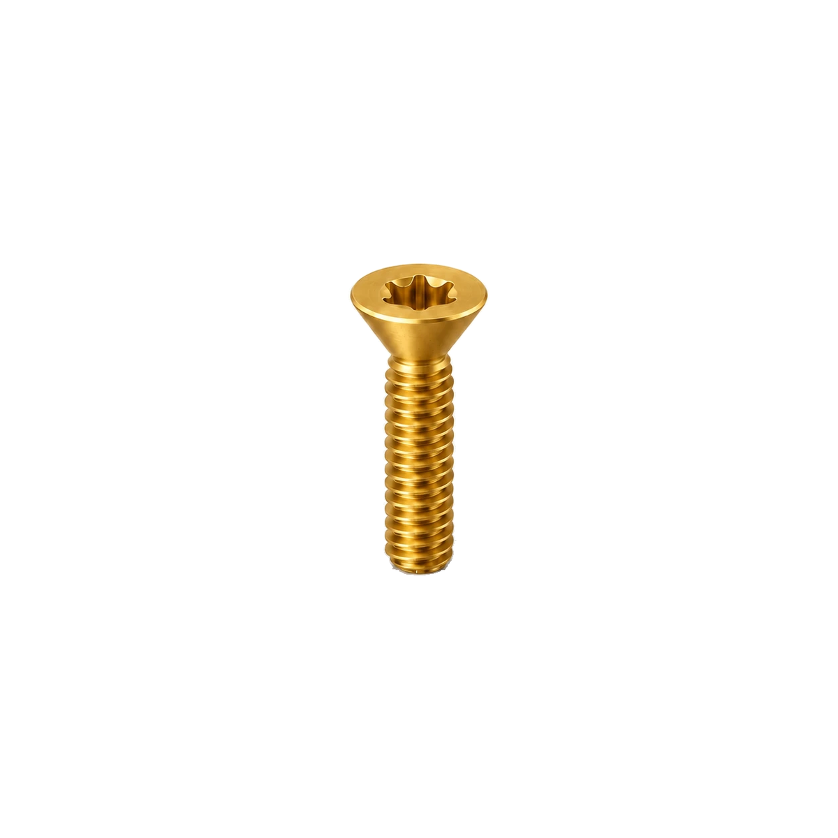 M5 Titanium Countersunk Bolt — Gold