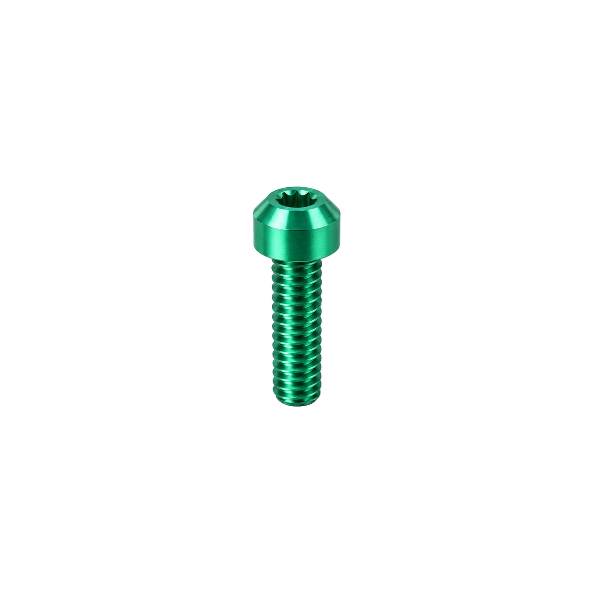 M5 Titanium Dome Head Bolt — Green