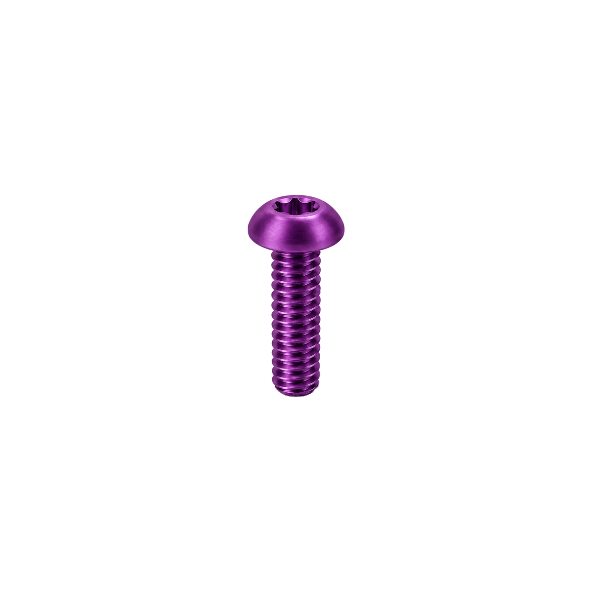 M5 Titanium Button Head Bolt — Purple