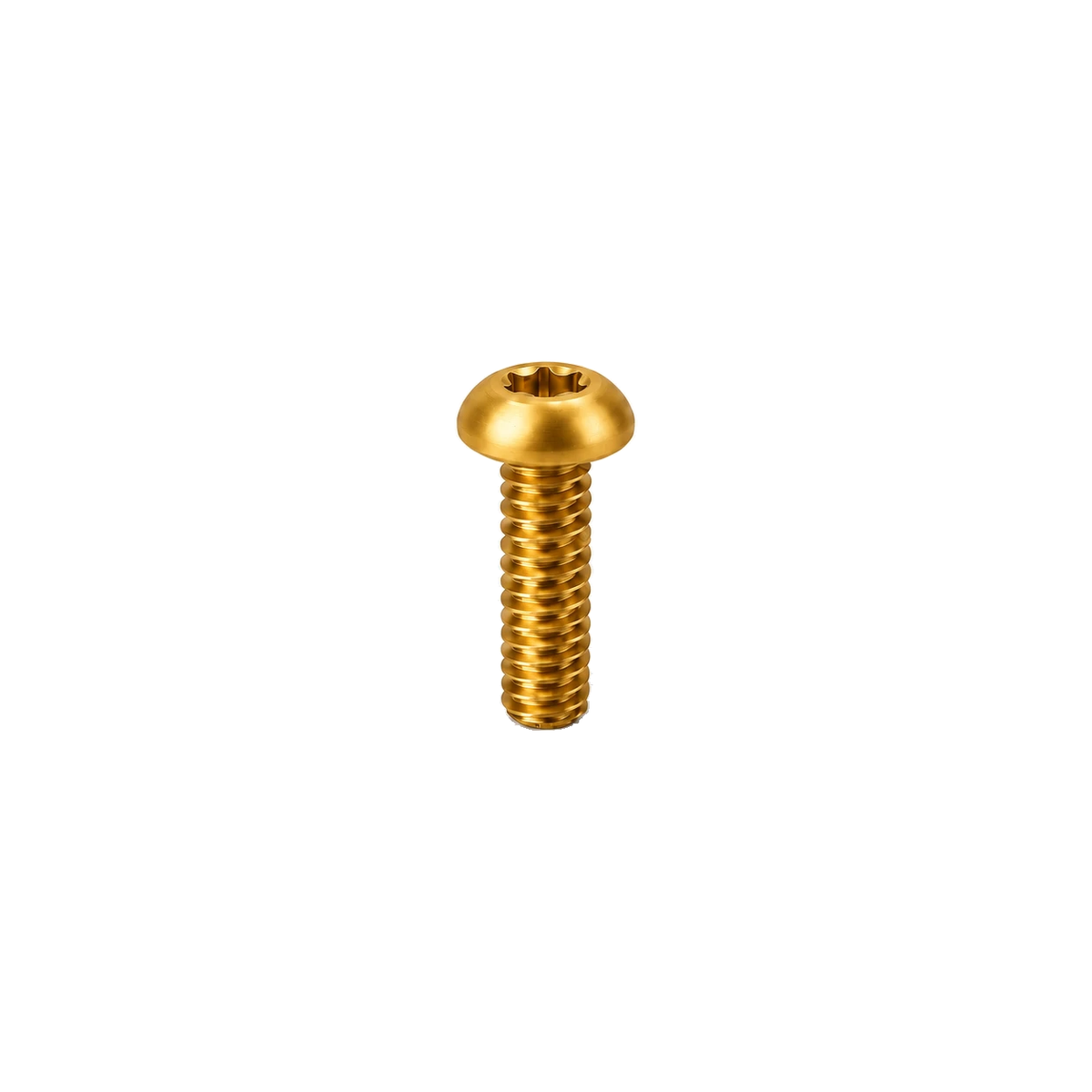 M5 Titanium Button Head Bolt — Gold