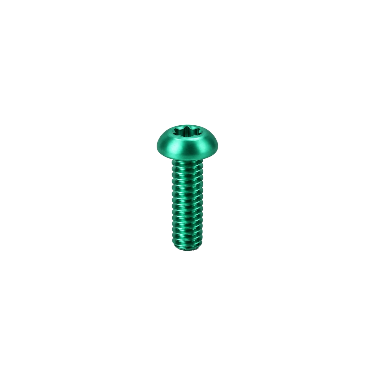 M5 Titanium Button Head Bolt — Green