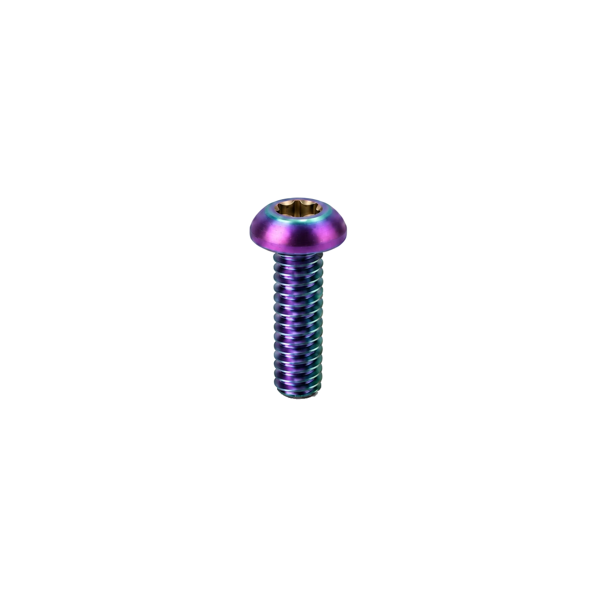 M5 Titanium Button Head Bolt — Rainbow