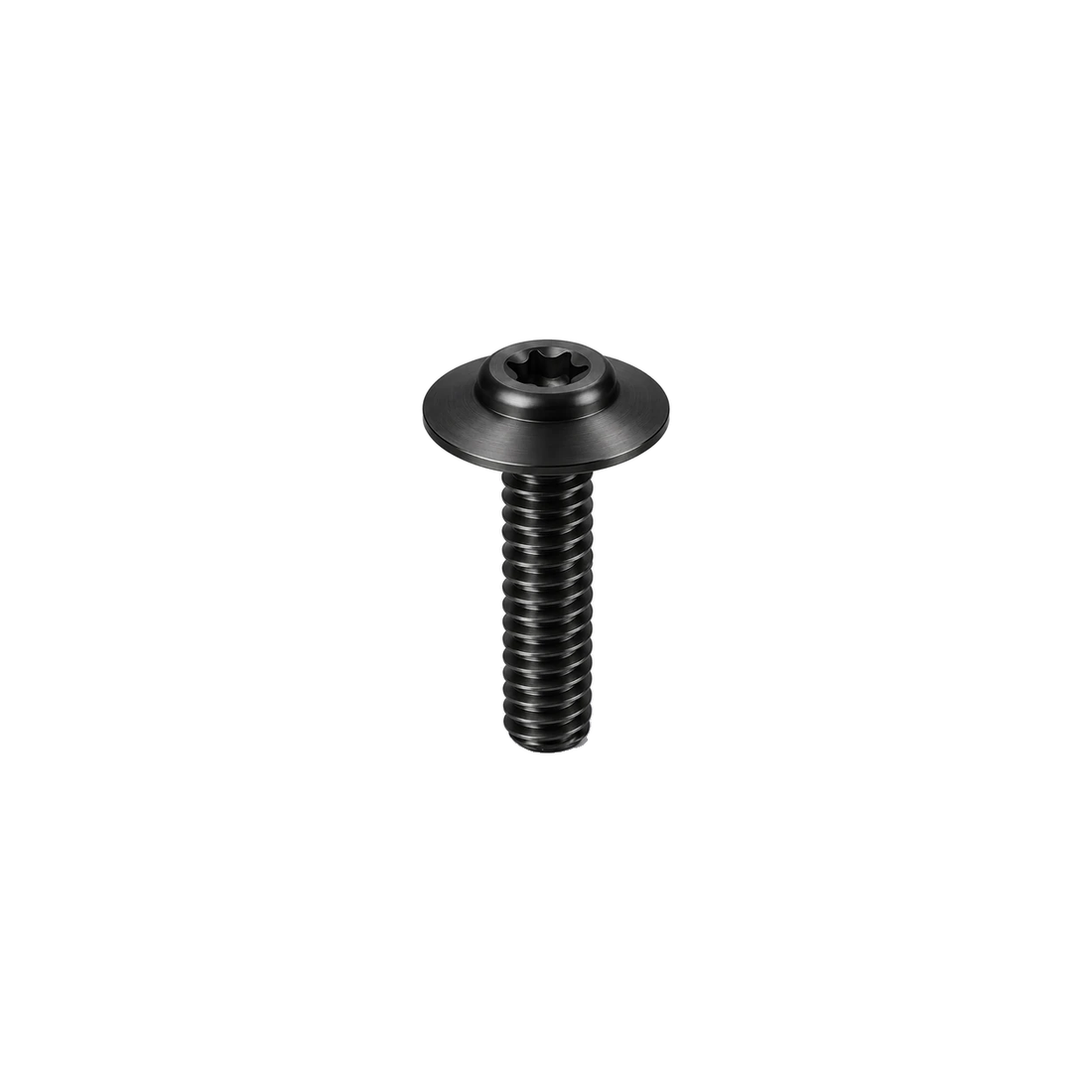 M5 Titanium Large Flange Button Head Bolt — Raw Titanium