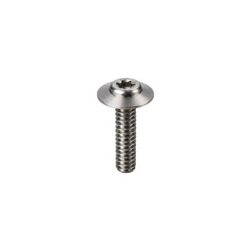 M5 Titanium Large Flange Button Head Bolt — Raw Titanium