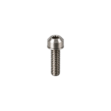 M5 Titanium Dome Head Bolt – With Washer — Raw Titanium