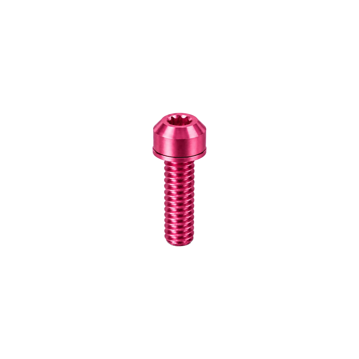 M5 Titanium Dome Head Bolt – With Washer — Champagne Pink