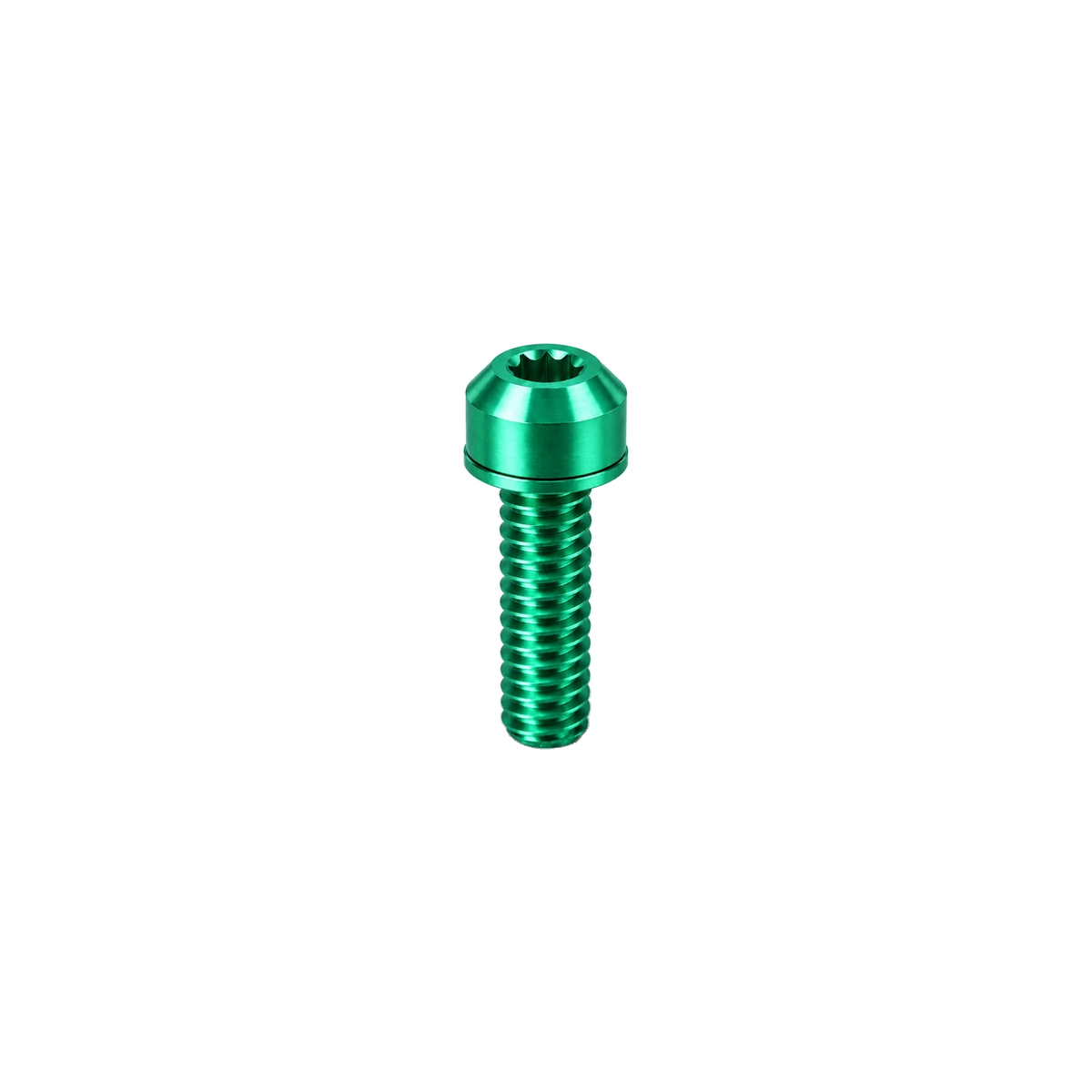 M5 Titanium Dome Head Bolt – With Washer — Green
