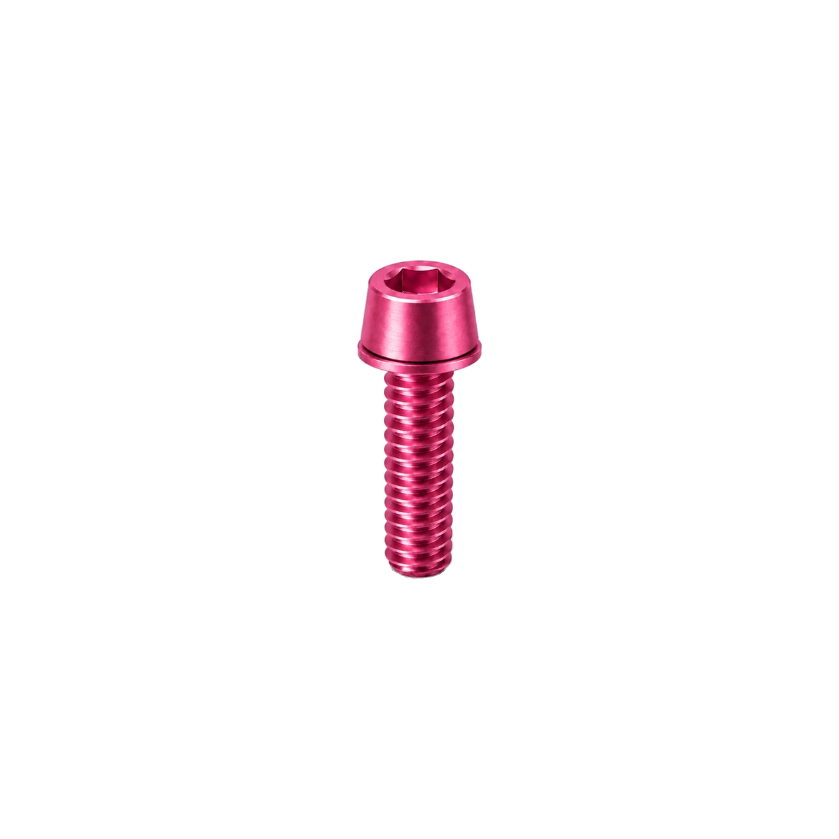 M5 Titanium Tapered Socket Cap Bolt – With Washer — Champagne Pink