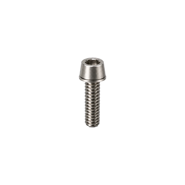 M5 Titanium Tapered Socket Cap Bolt – With Washer — Raw Titanium