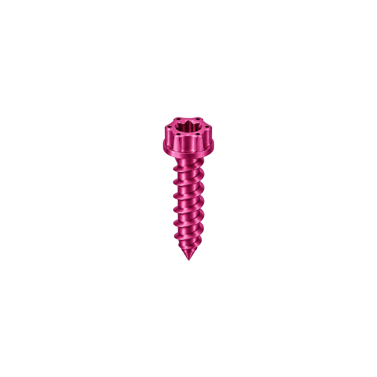 M5 Titanium Torx Flanged Head Self-Tapping Screw — Magenta