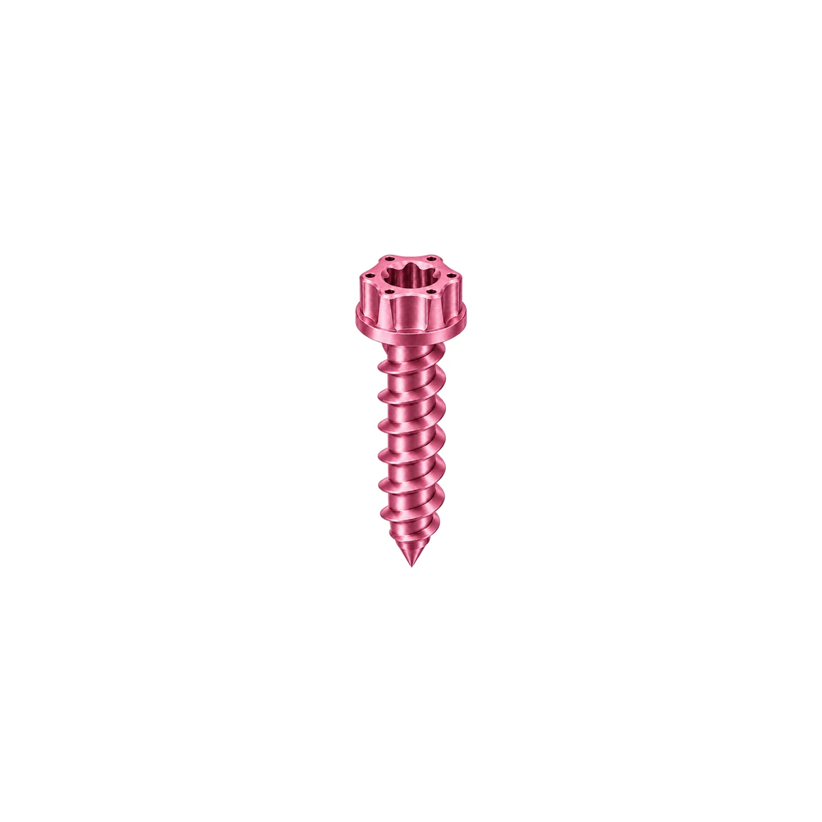 M5 Titanium Torx Flanged Head Self-Tapping Screw — Champagne Pink