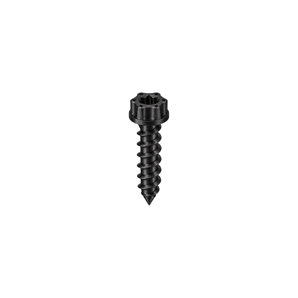 M5 Titanium Torx Flanged Head Self-Tapping Screw — Black
