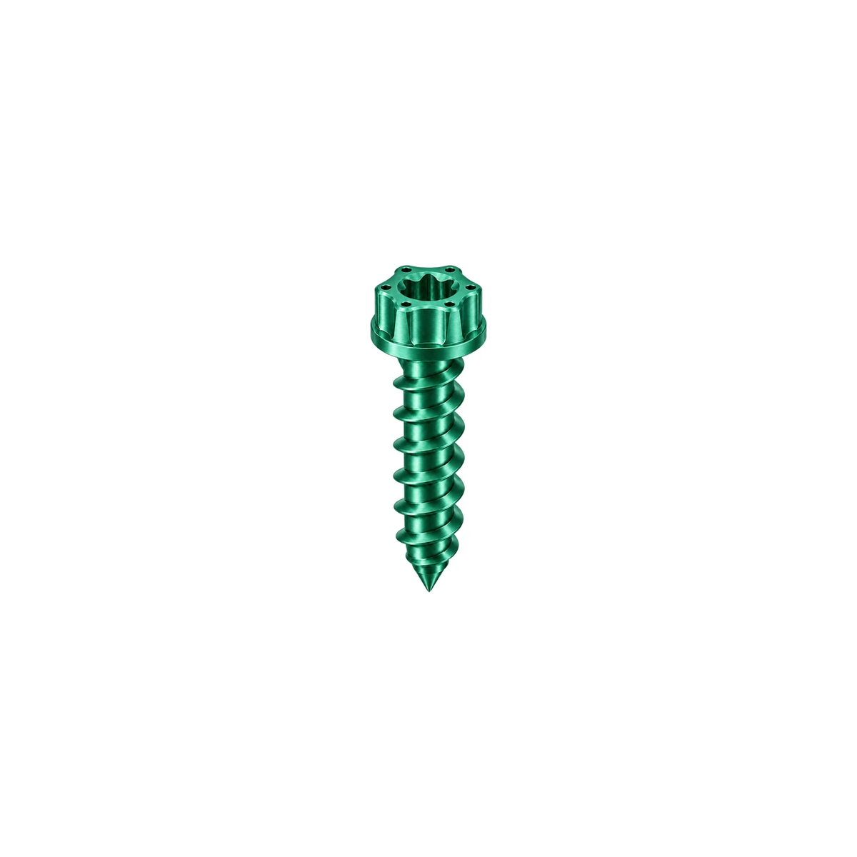 M5 Titanium Torx Flanged Head Self-Tapping Screw — Green