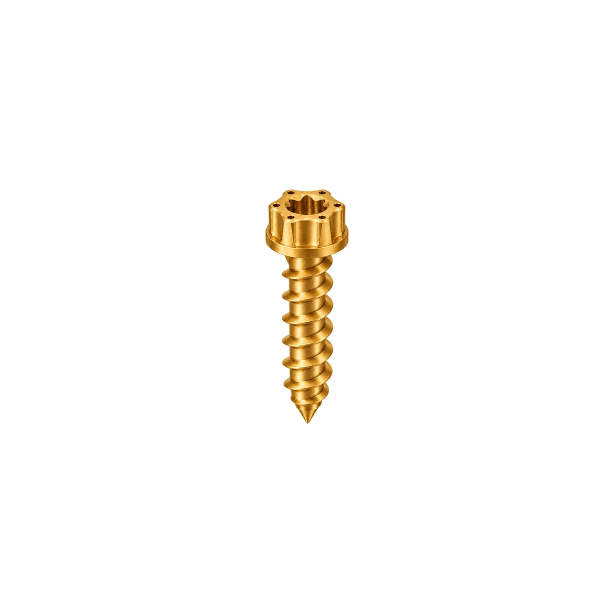 M5 Titanium Torx Flanged Head Self-Tapping Screw — Gold