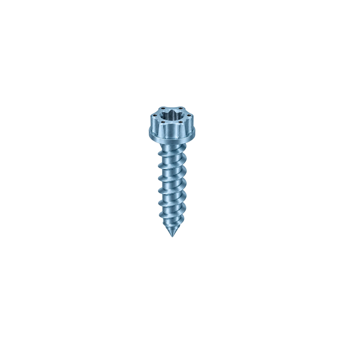 M5 Titanium Torx Flanged Head Self-Tapping Screw — Ice Blue