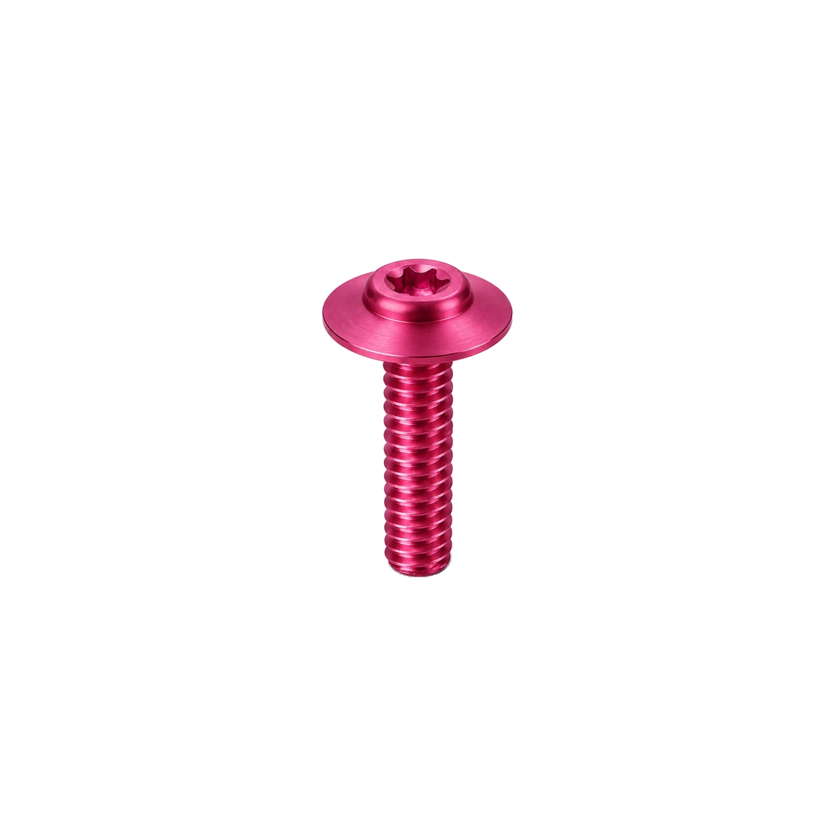 M6 Titanium Large Flange Button Head Bolt — Champagne Pink