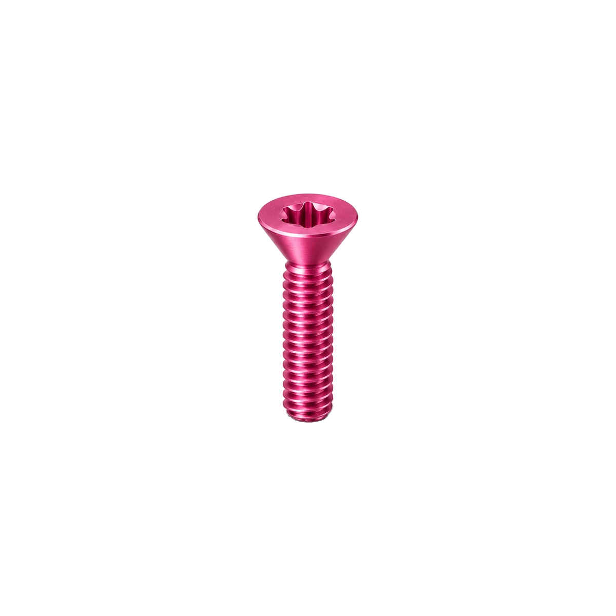 M6 Titanium Countersunk Bolt — Champagne Pink