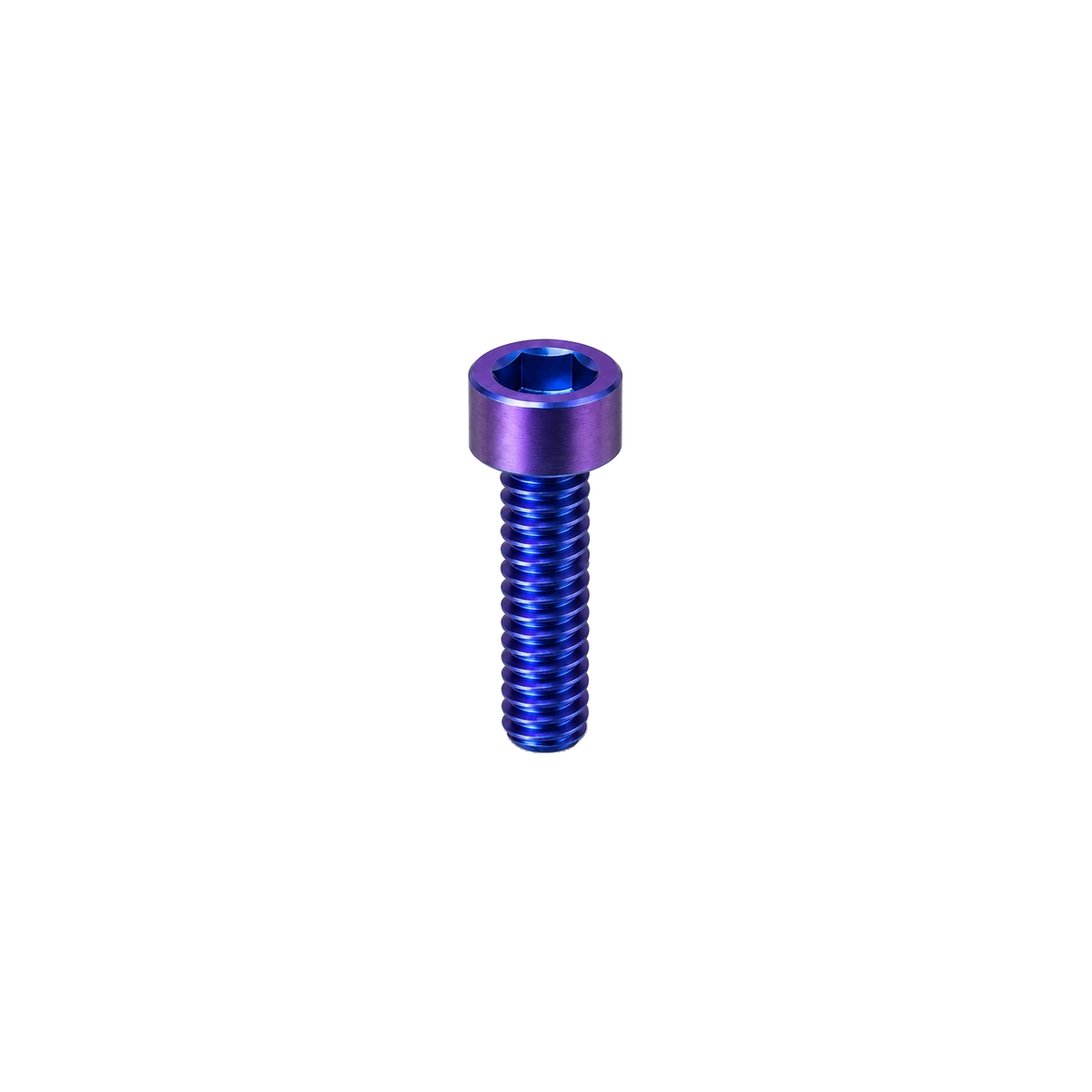 M6 Titanium Socket Cap Bolt — Blue Purple