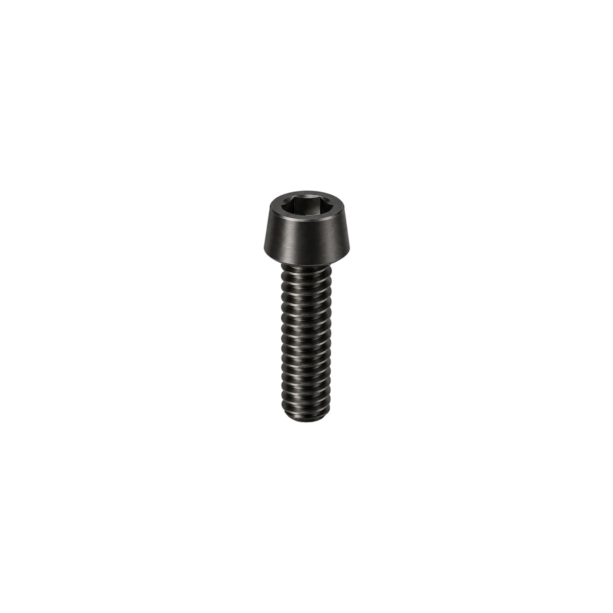M6 Titanium Tapered Socket Cap Bolt — Black