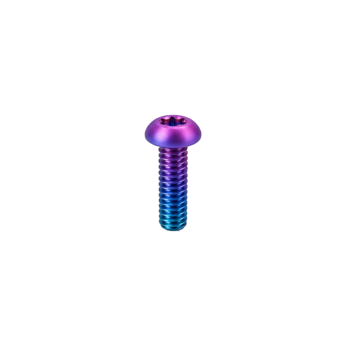 M6 Titanium Button Head Bolt — Candy Matte