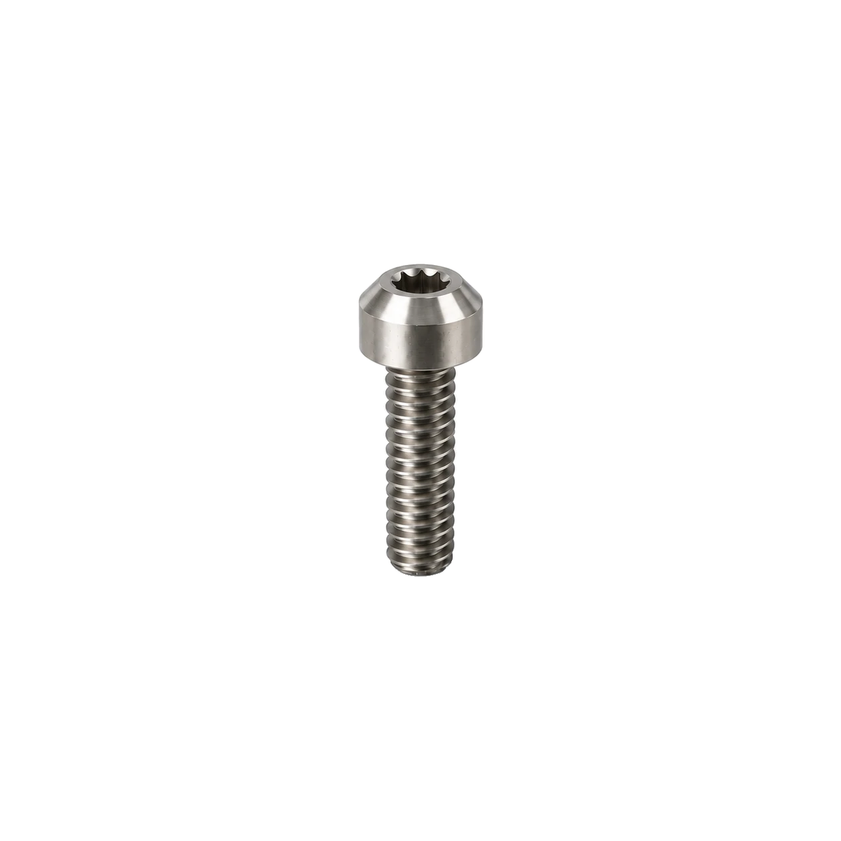 M8 Titanium Dome Head Bolt — Raw Titanium