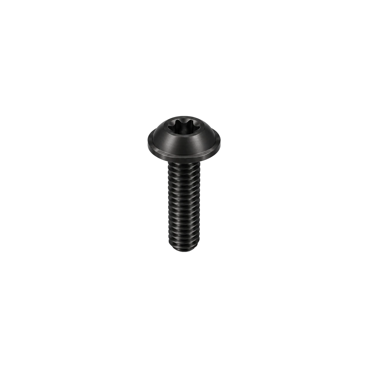 M8 Titanium Flanged Button Head Bolt — Black