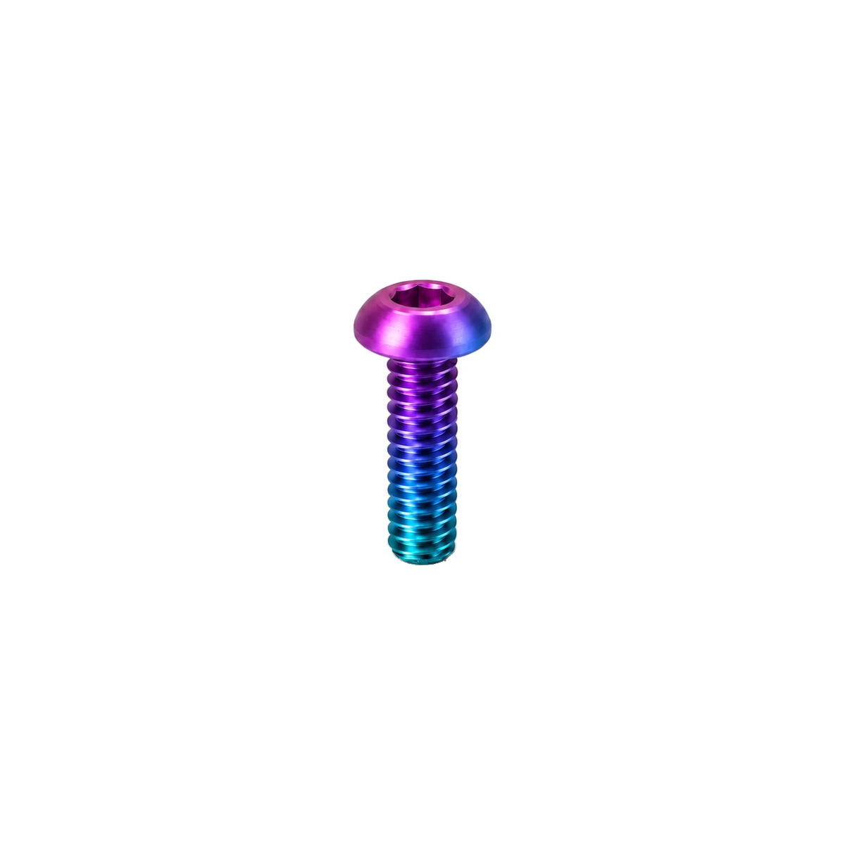 M8 Titanium Button Head Bolt — Candy Gloss