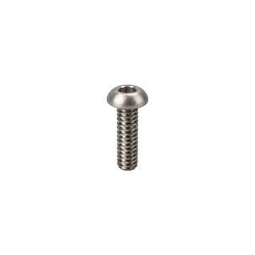 M8 Titanium Button Head Bolt — Raw Titanium