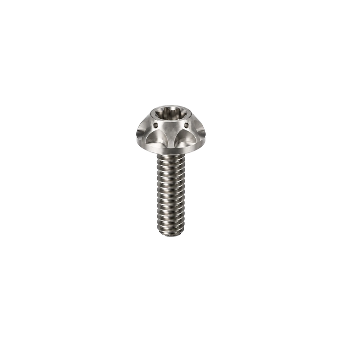 M8 Titanium Scalloped Flange Button Head Bolt