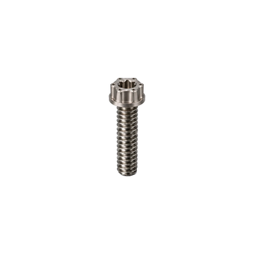M10 Titanium Torx Flanged Head Bolt – Pitch 1.25 — Raw Titanium