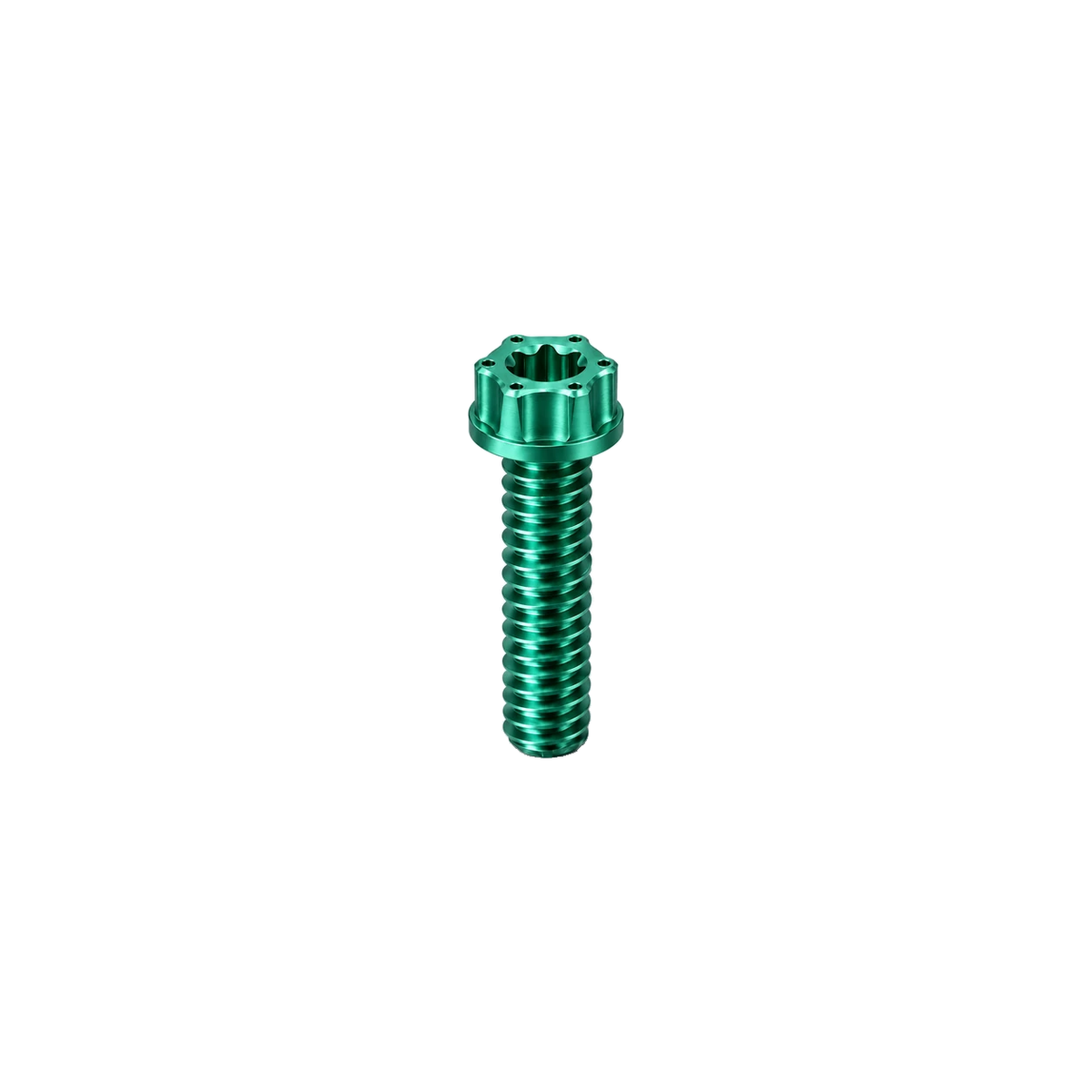 M10 Titanium Torx Flanged Head Bolt – Pitch 1.25 — Green