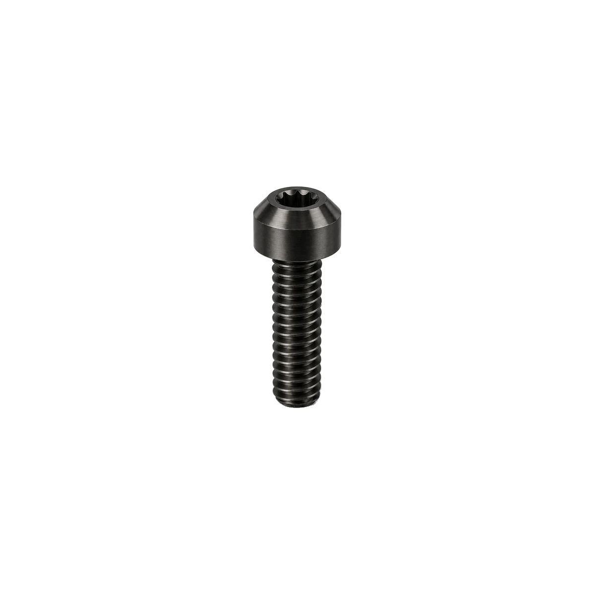 M10 Titanium Dome Head Bolt – Pitch 1.25 — Black