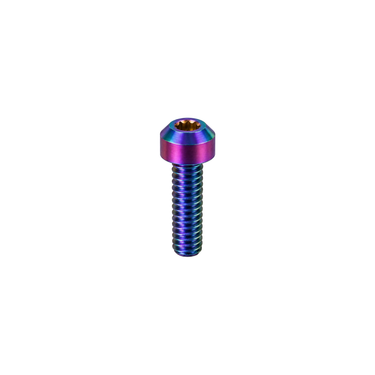 M10 Titanium Dome Head Bolt – Pitch 1.5 — Rainbow