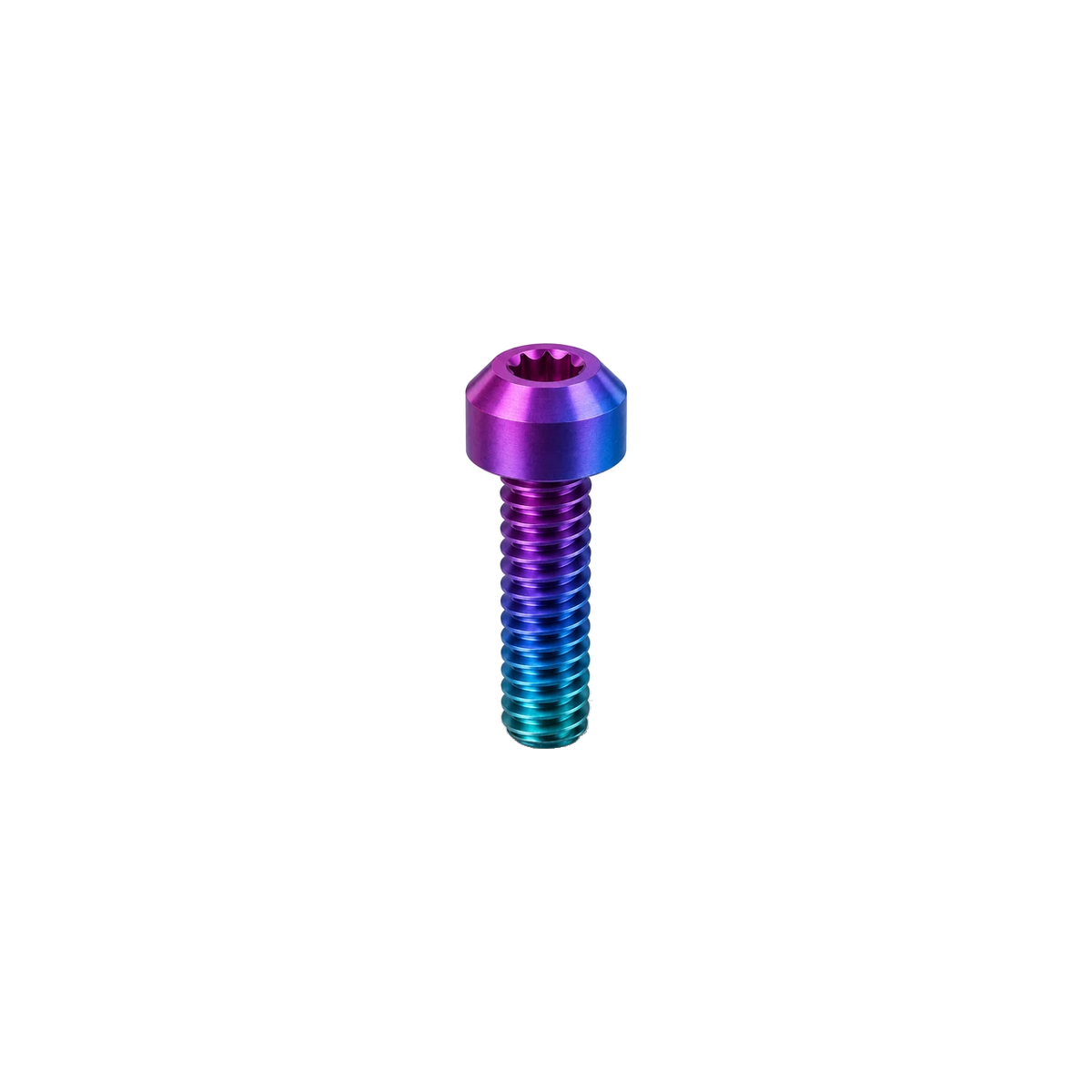 M10 Titanium Dome Head Bolt – Pitch 1.5 — Candy Matte
