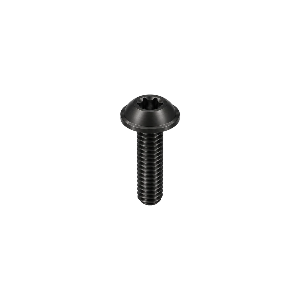 M10 Titanium Flanged Button Head Bolt – Pitch 1.25 — Black