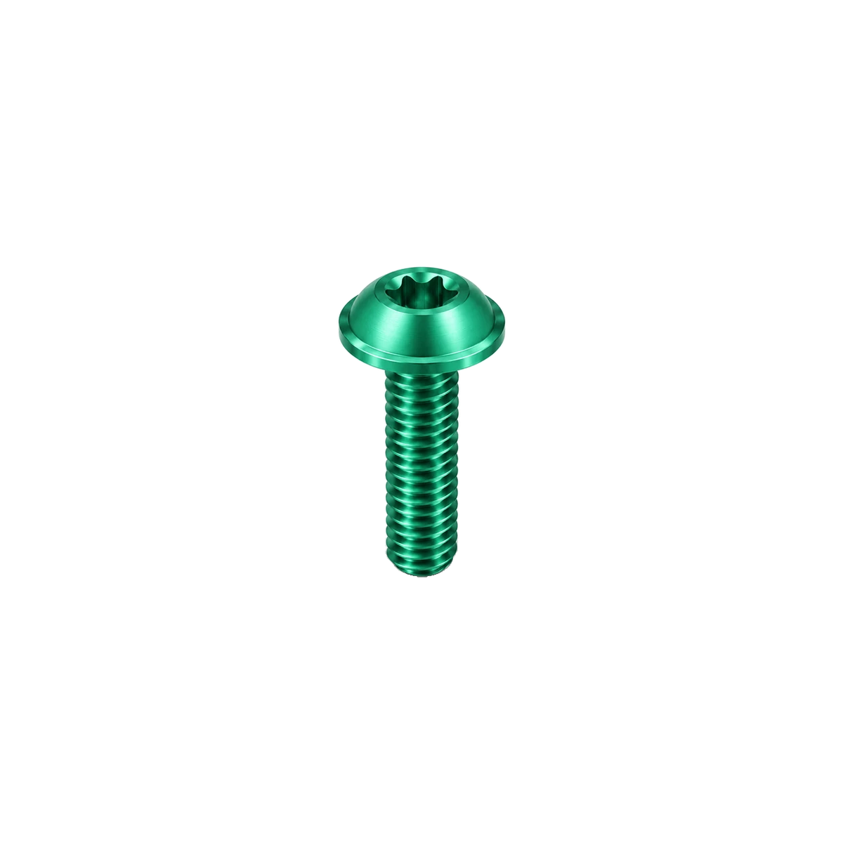M10 Titanium Flanged Button Head Bolt – Pitch 1.5 — Green