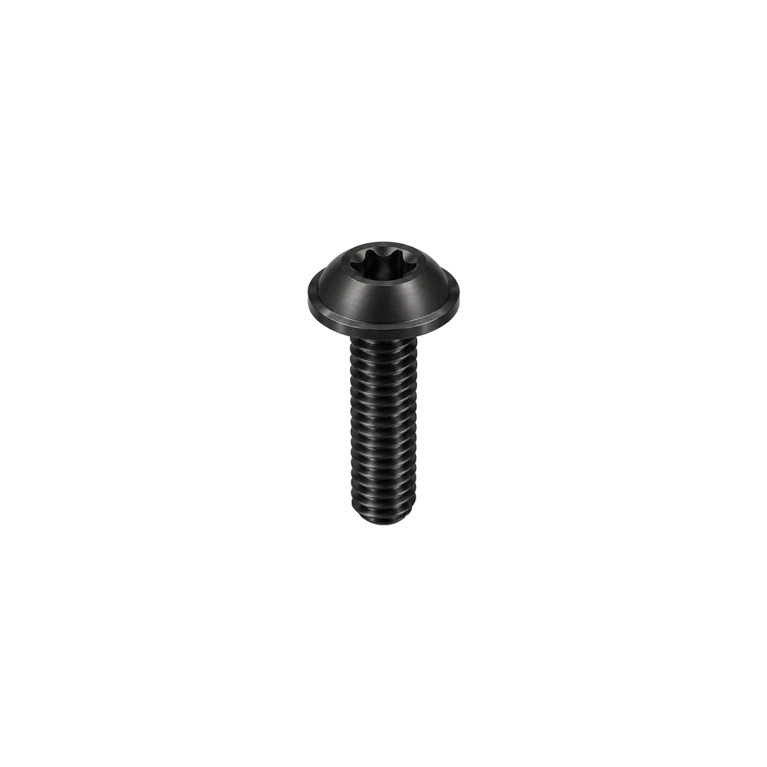 M10 Titanium Flanged Button Head Bolt – Pitch 1.5 — Raw Titanium
