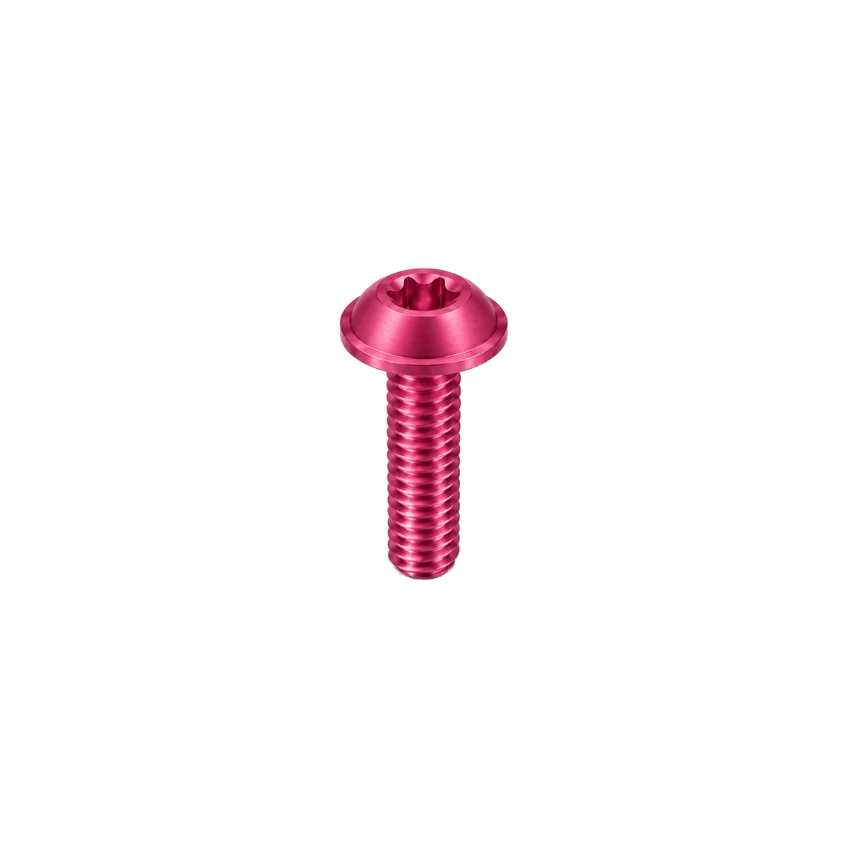 M10 Titanium Flanged Button Head Bolt – Pitch 1.5 — Champagne Pink