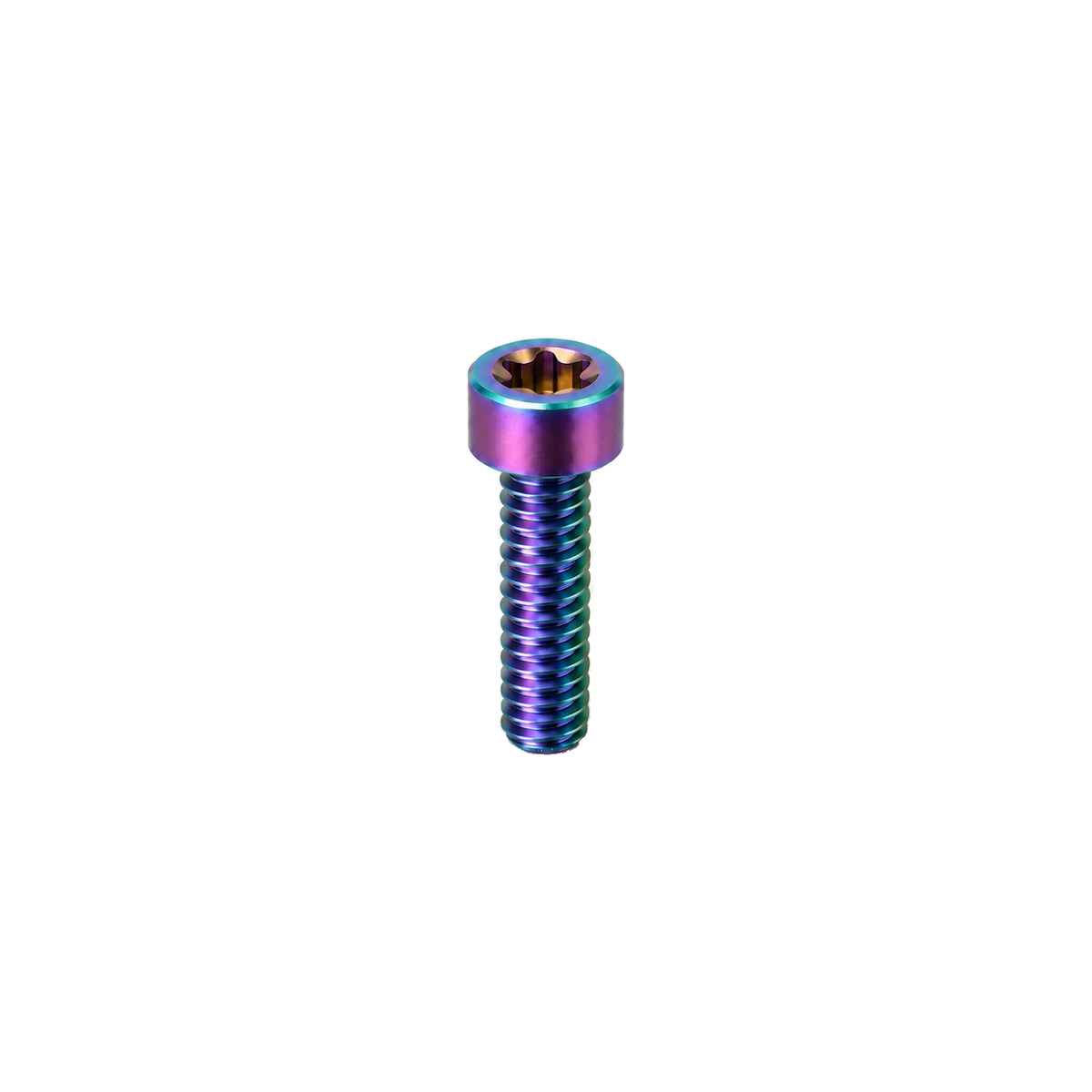 M10 Titanium Socket Cap Bolt – Pitch 1.25 — Rainbow